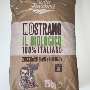 <center>EUオーガニック認証　イタリア産オーガニック甜菜糖 <br><br> (てん菜糖、てんさい糖、シュガービート) 25kg</center>